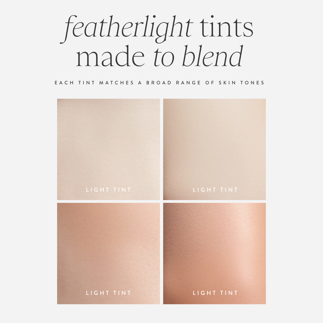 image of the skin tones that the Green Envee SPF Serum will match at heaven-on-earth-aspen