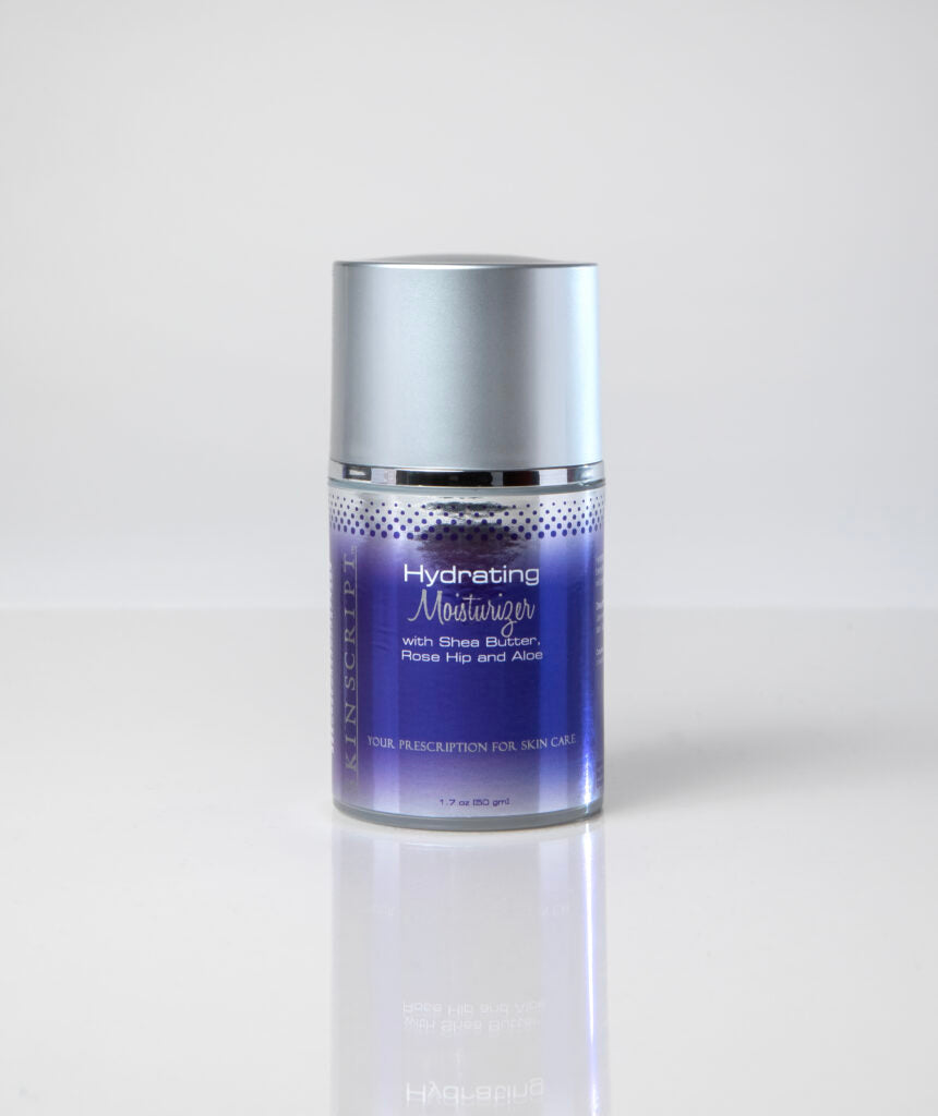 image of a purple skincare bottle of the skin script hydrating moisturizer 1.7 oz at heaven on earth aspen
