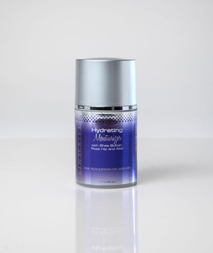 image of a purple skincare bottle of the skin script hydrating moisturizer 1.7 oz at heaven on earth aspen
