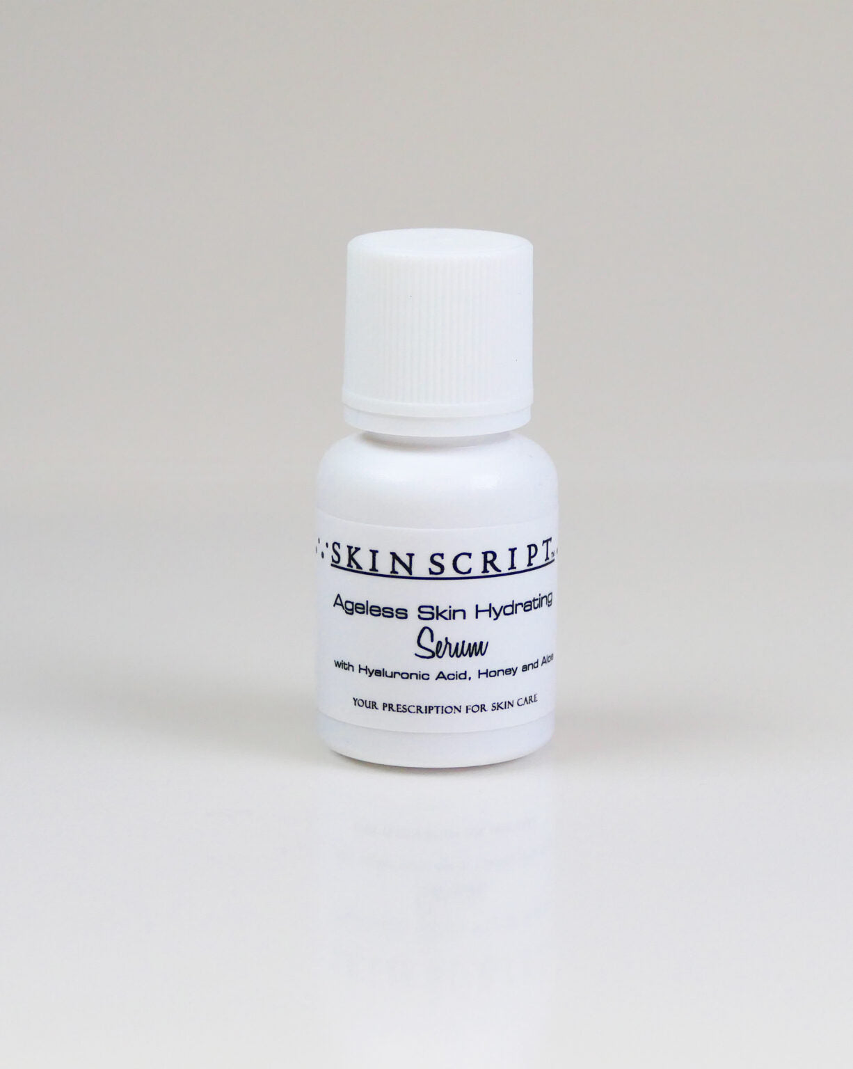 image of the sample size, try me size of the Skin Script Ageless Skin Hydrating Serum 