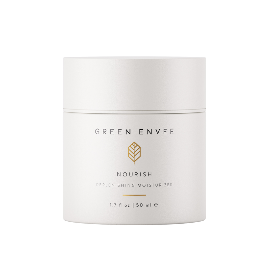 elegant jar of the green envee nourish replenishing moisturizer at heaven on earth aspen 