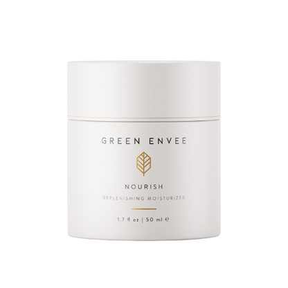 elegant jar of the green envee nourish replenishing moisturizer at heaven on earth aspen 