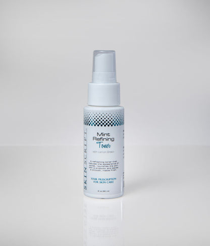 image of the sample travel size of the skin script mint refining toner at heaven on earth aspen