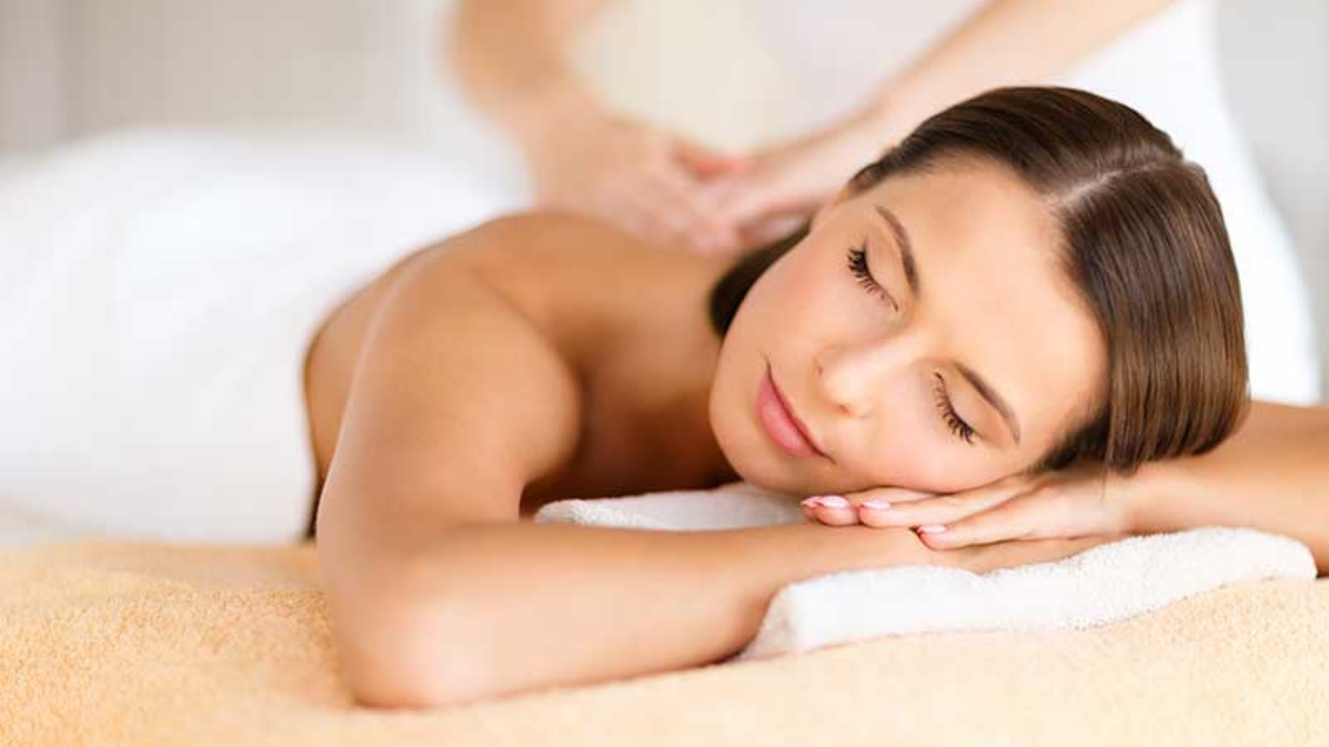 woman getting a relaxing massage for the website heaven on earth