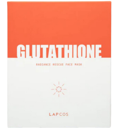 image of the 5-pack lapcos Glutathione Radiance Rescue Brightening Sheet Mask available at heaven on earth aspen