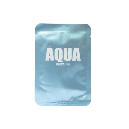 image of the aqua single daily sheet mask from lapcos sold at heaven on earth aspen